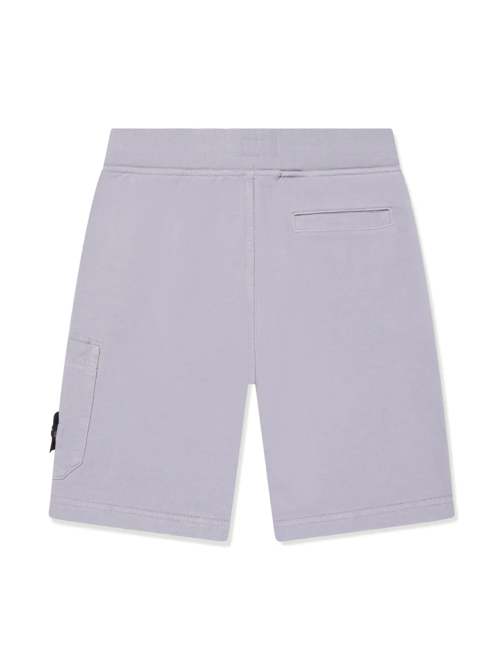 Stone Island Junior Shorts met Compass-logopatch - Paars