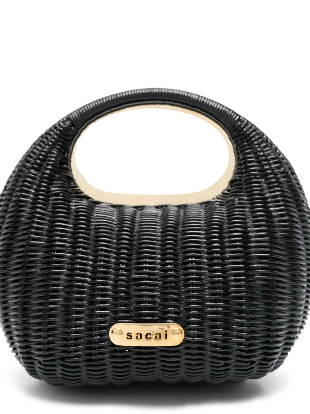 SACAI LOGO-PLAQUE MINI BAG 