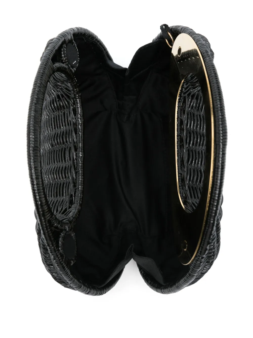 Shop Sacai Logo-plaque Mini Bag In 黑色
