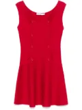 Christian Dior Pre-Owned 2010s decorative-buttons dress - Red