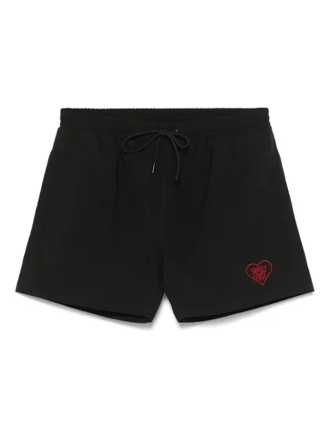 Family First shorts de playa con logo bordado