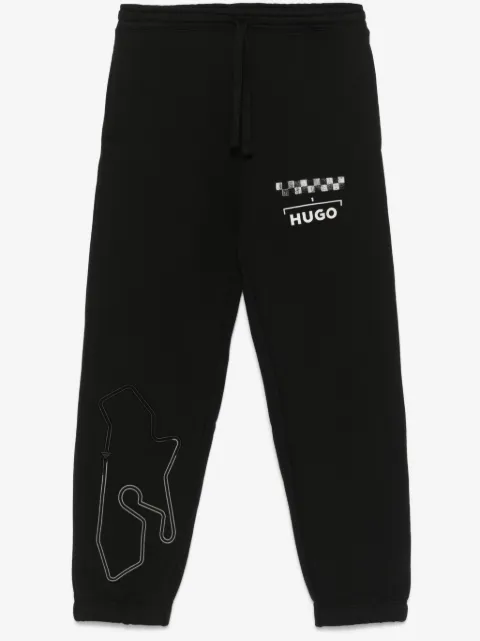 HUGO logo-print track pants