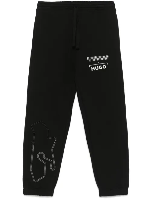 Pantalon de jogging à logo imprimé - HUGO - Modalova