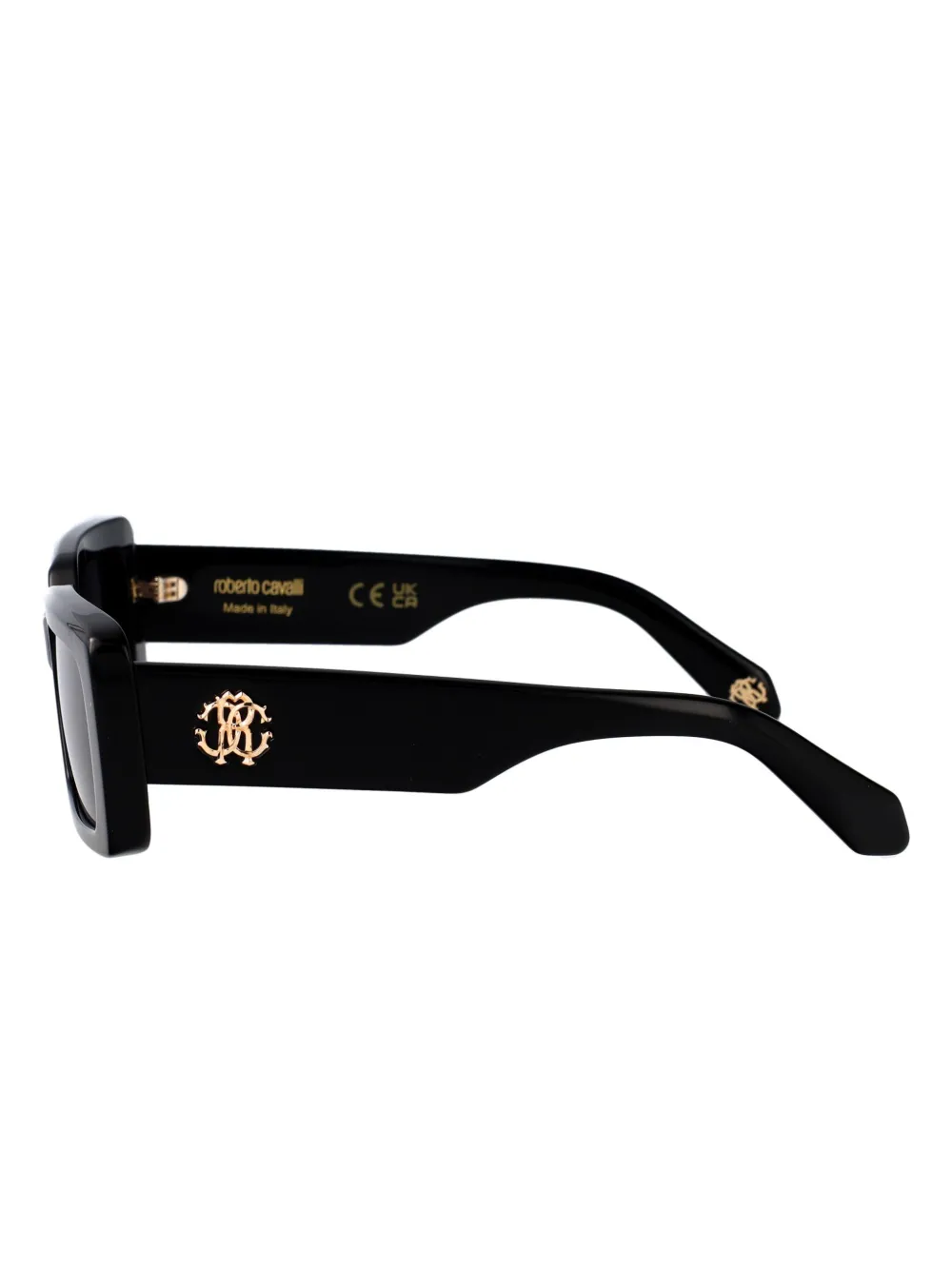 Roberto Cavalli SRC109 zonnebril Zwart