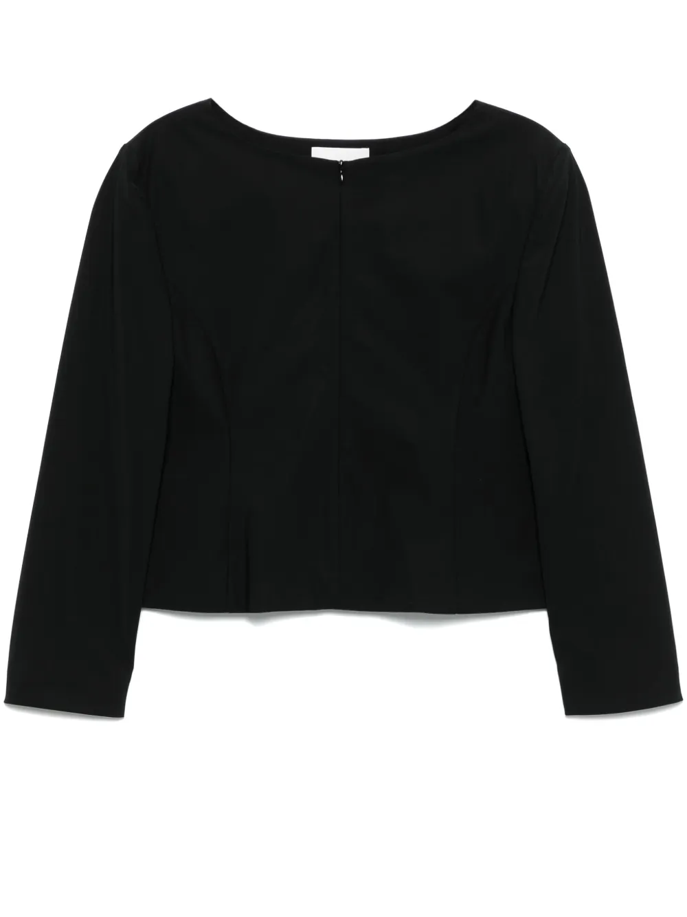 Amomento Bluse mit U-Boot-Ausschnitt | Schwarz | Image 1