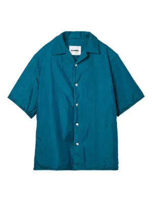 Kenzo Buttoned short-sleeve Shirt | Blue | FARFETCH BH