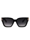 Roberto Cavalli logo-plaque sunglasses - Black