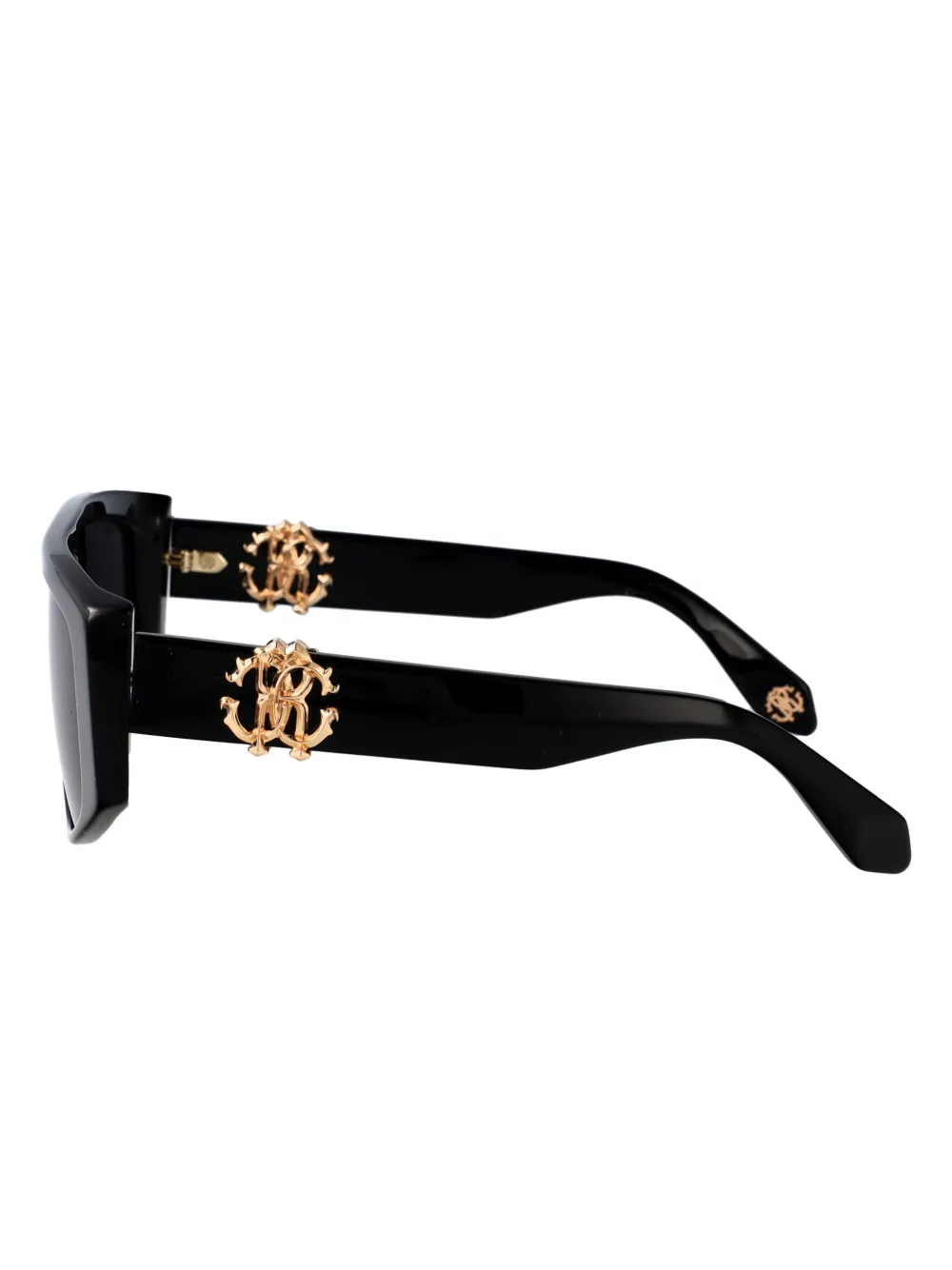 Roberto Cavalli Monogram zonnebril Zwart