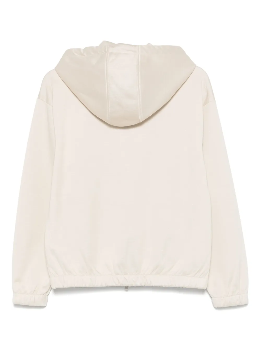 Eleventy Hoodie met rits - Beige