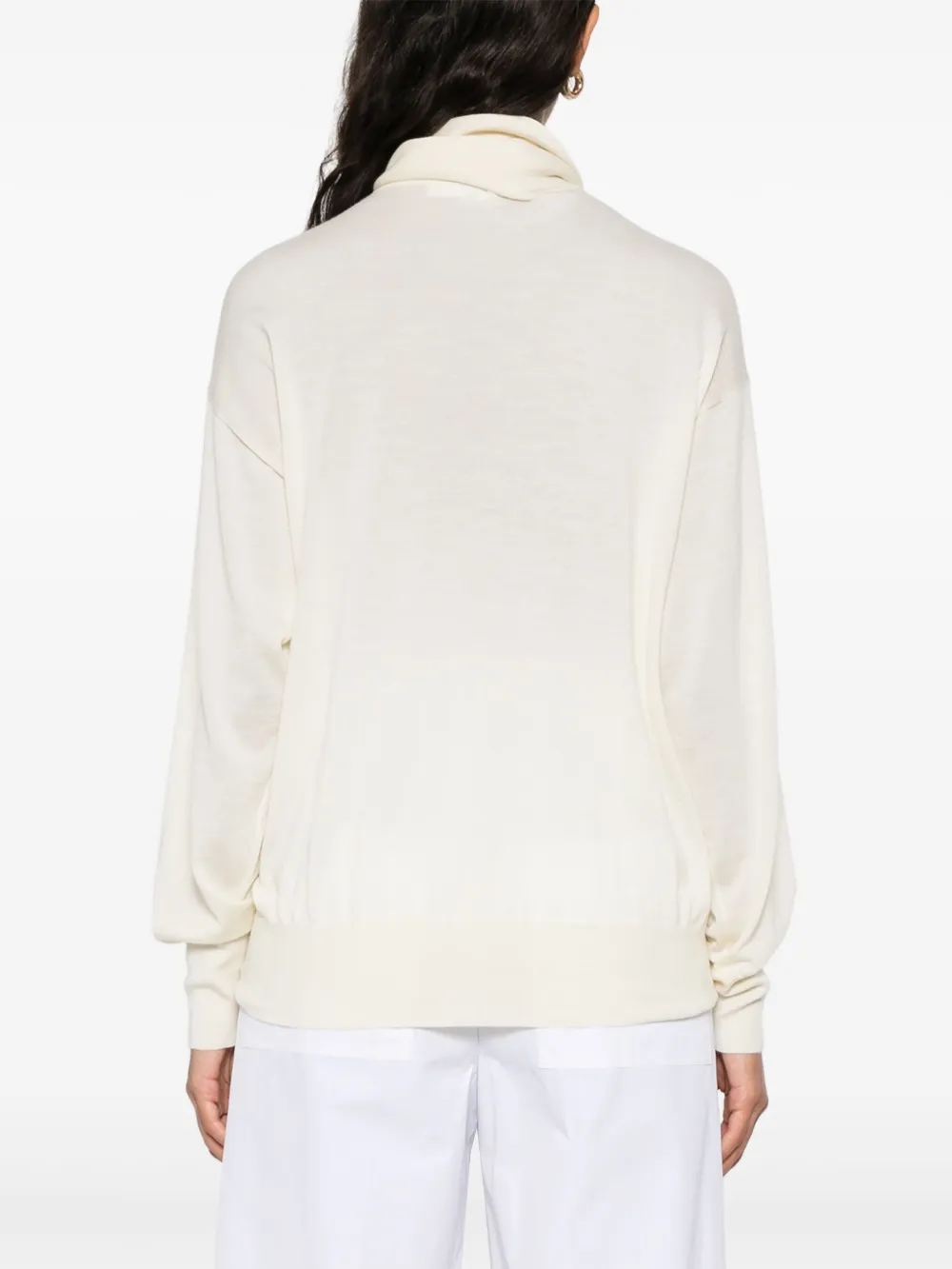 Jil Sander Fijngebreide top Beige