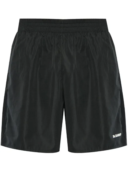 Jil Sander short à logo - Noir - Jil Sander - Modalova