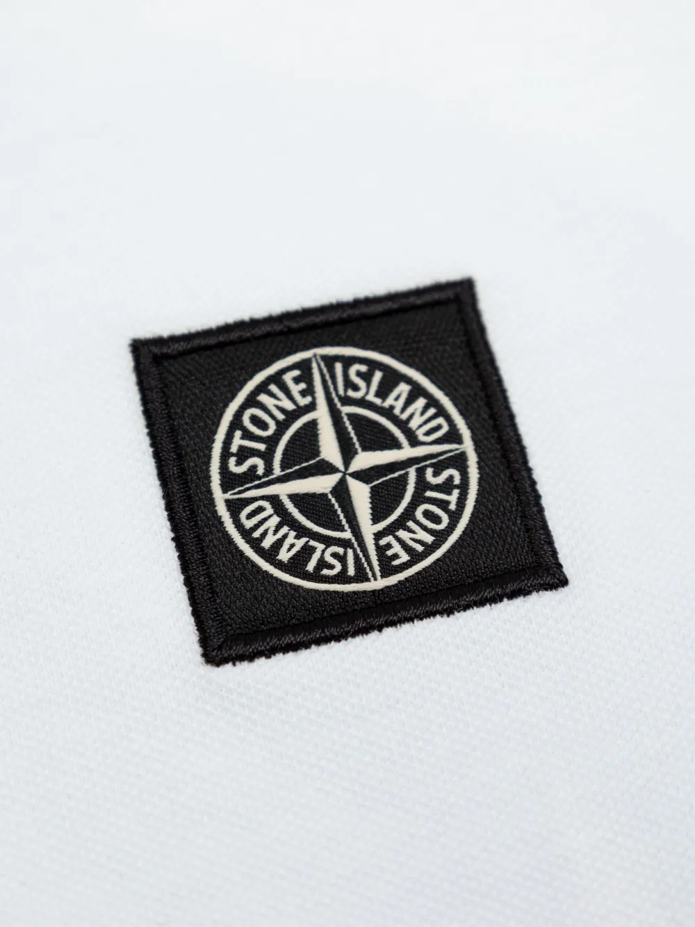 Stone Island Junior T-shirt met Compass-patroon Wit