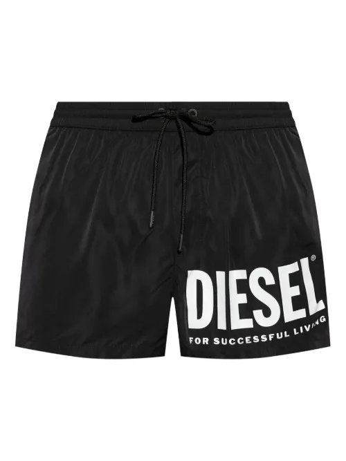 Short de bain à logo imprimé - Diesel - Modalova