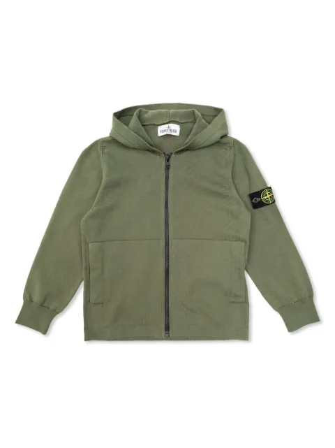 Stone Island Junior Compass-motif hoodie 