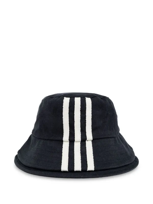 Adidas Y-3 3-Stripes Black Unisex Bucket Hat, Sizes M/L & L