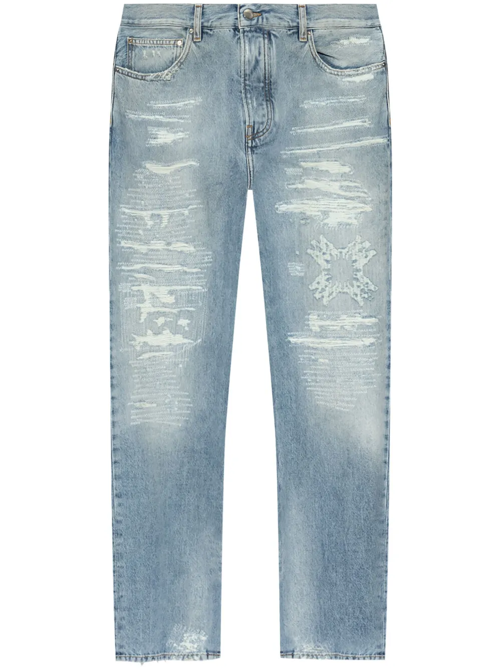 AMIRI Gerafelde jeans Blauw