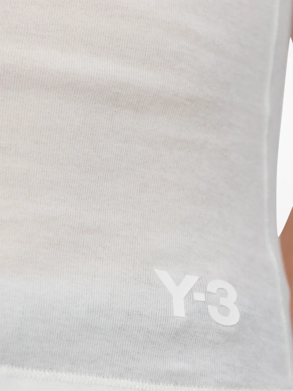 Y-3 Tanktop van biologisch katoen Wit