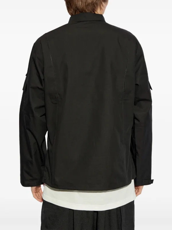 Y-3 cotton-blend Shirt Jacket | Black | FARFETCH