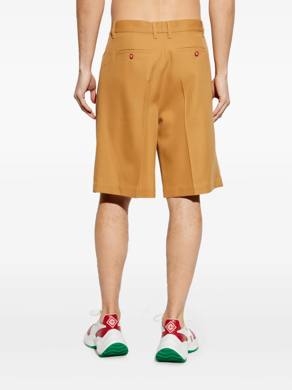 Casablanca Shorts met geplooid detail Beige