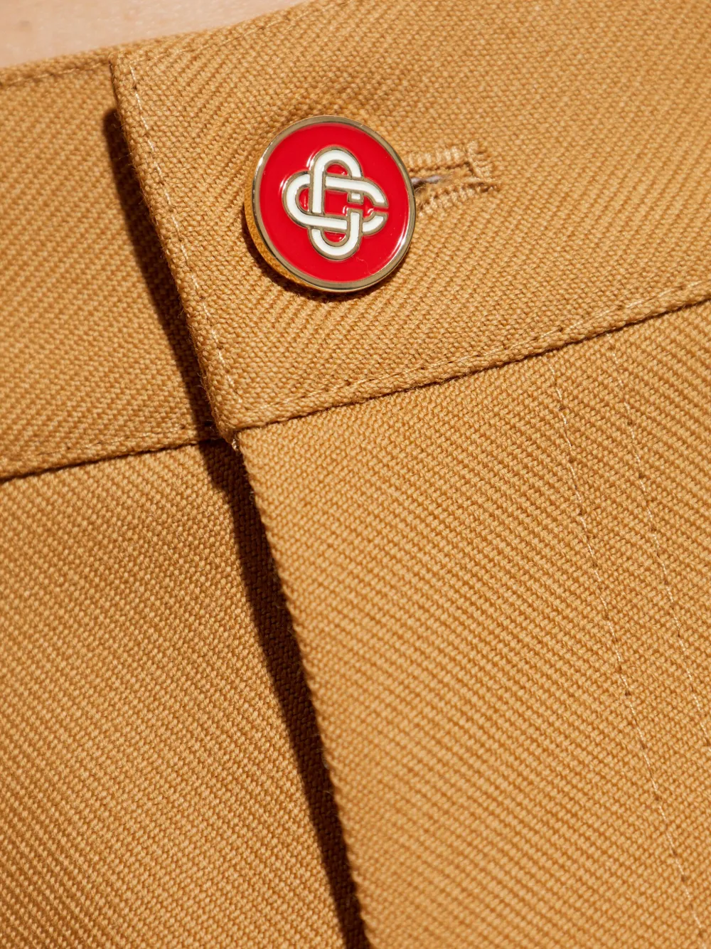 Casablanca Shorts met geplooid detail Beige