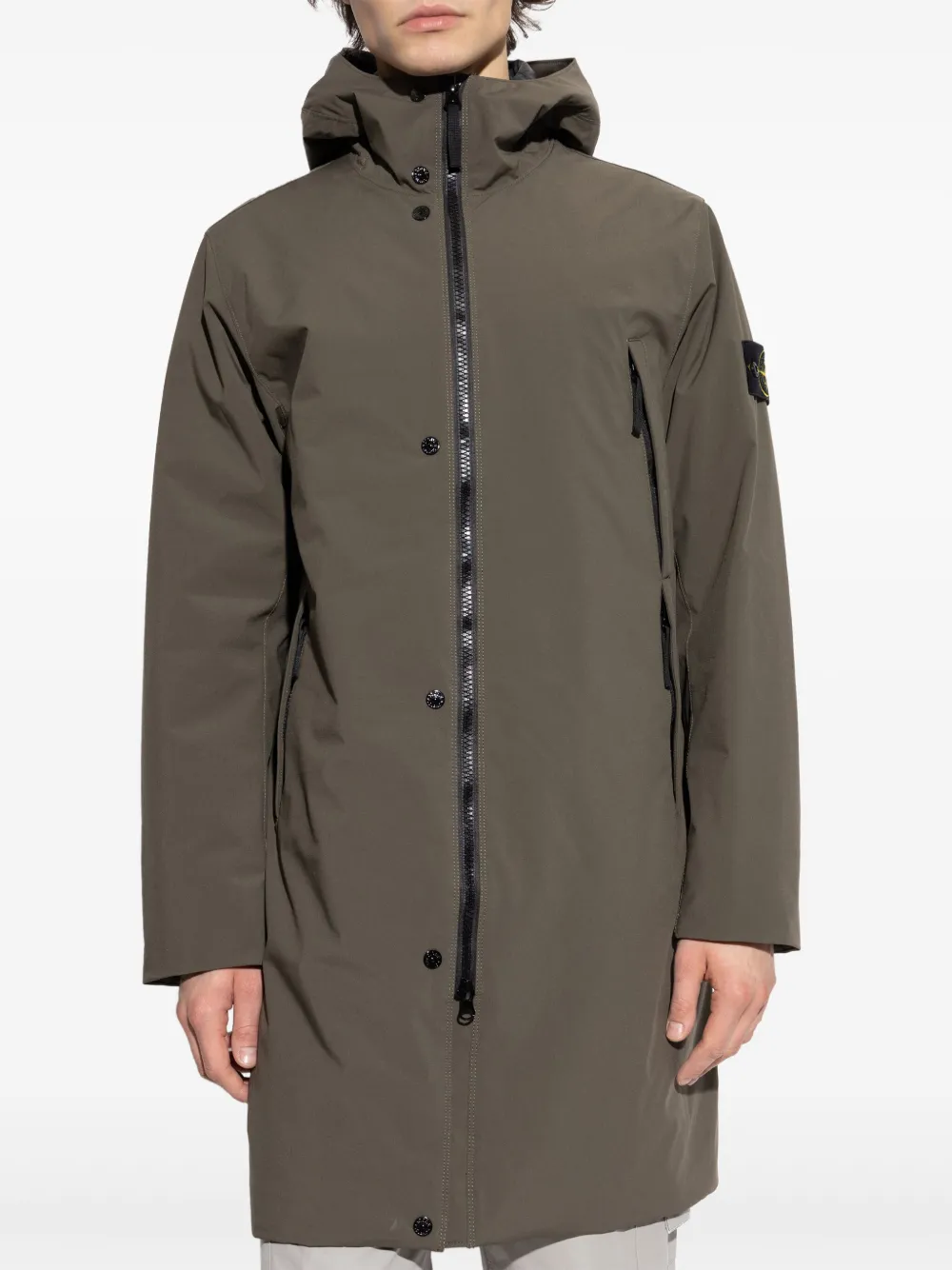 Stone Island Waterdichte jas Groen