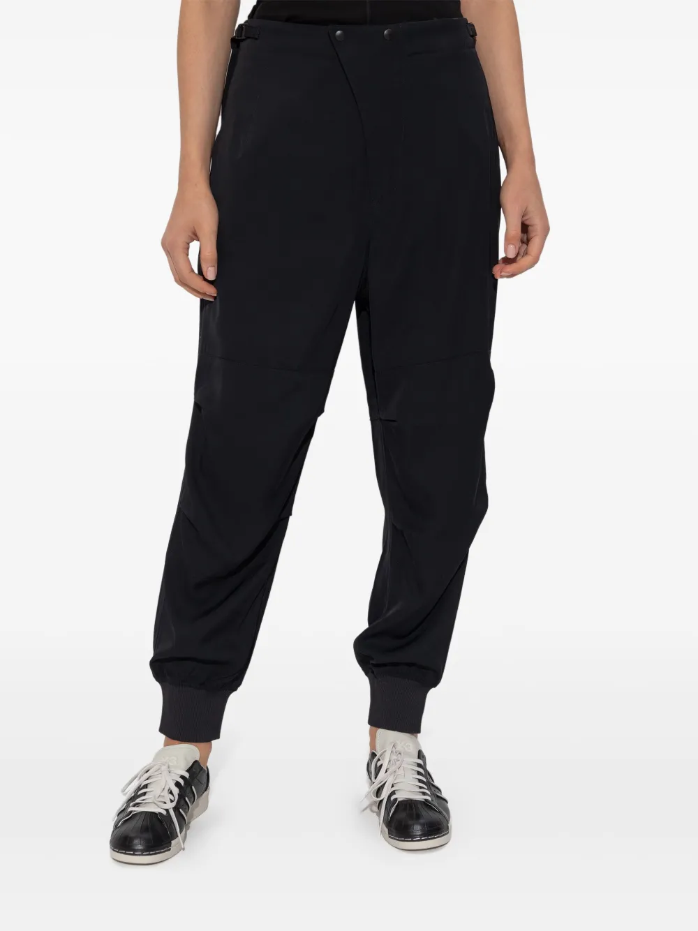 Y-3 Broek met drukknopen Zwart