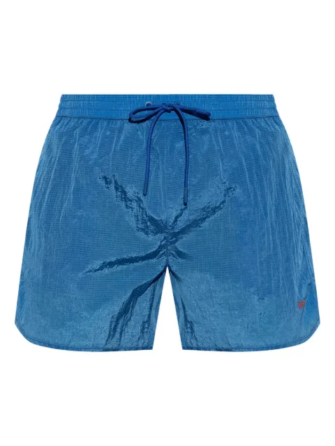 Diesel shorts de playa con parche del logo