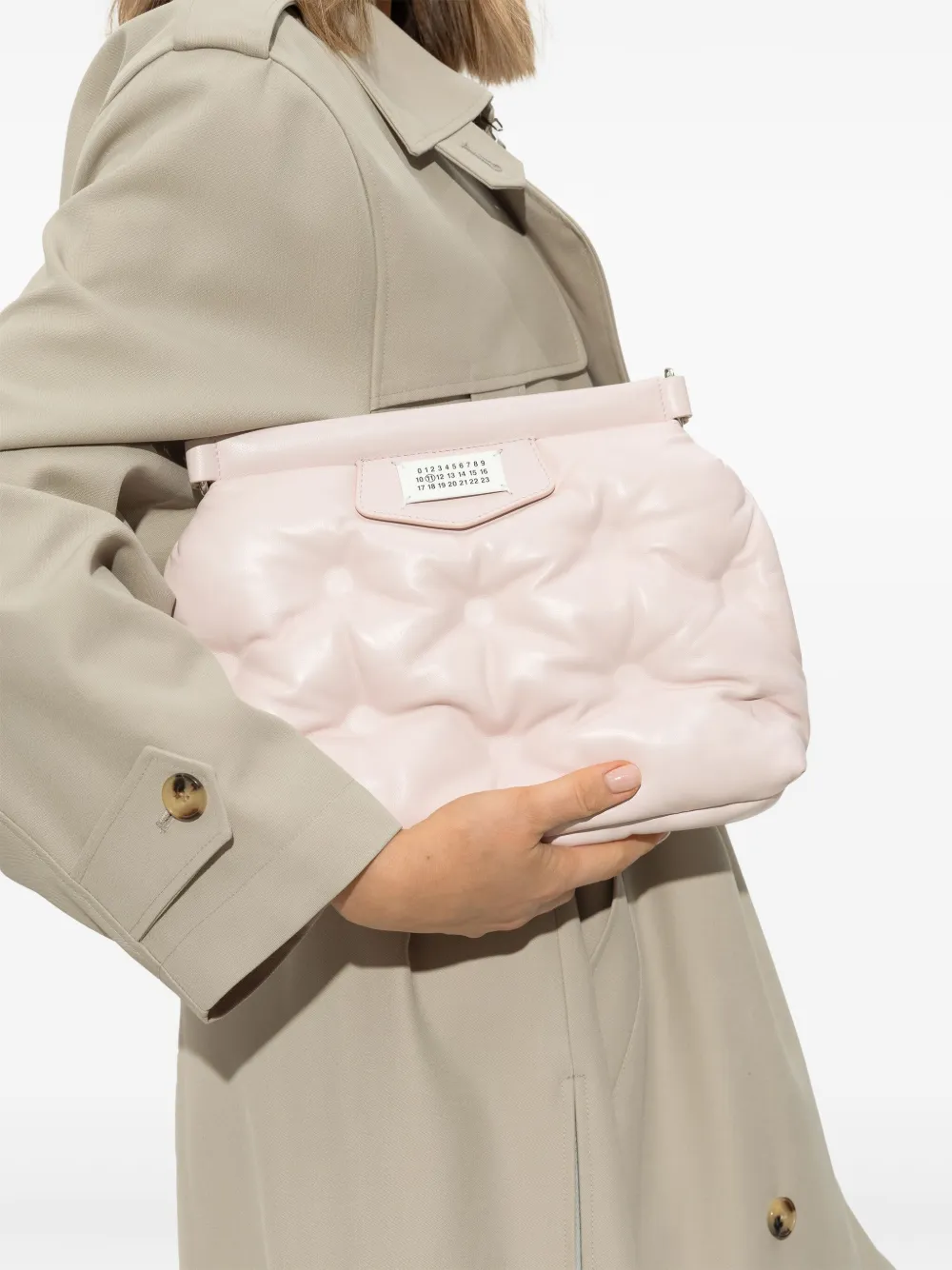 Maison Margiela Glam Slam kleine clutch - Roze