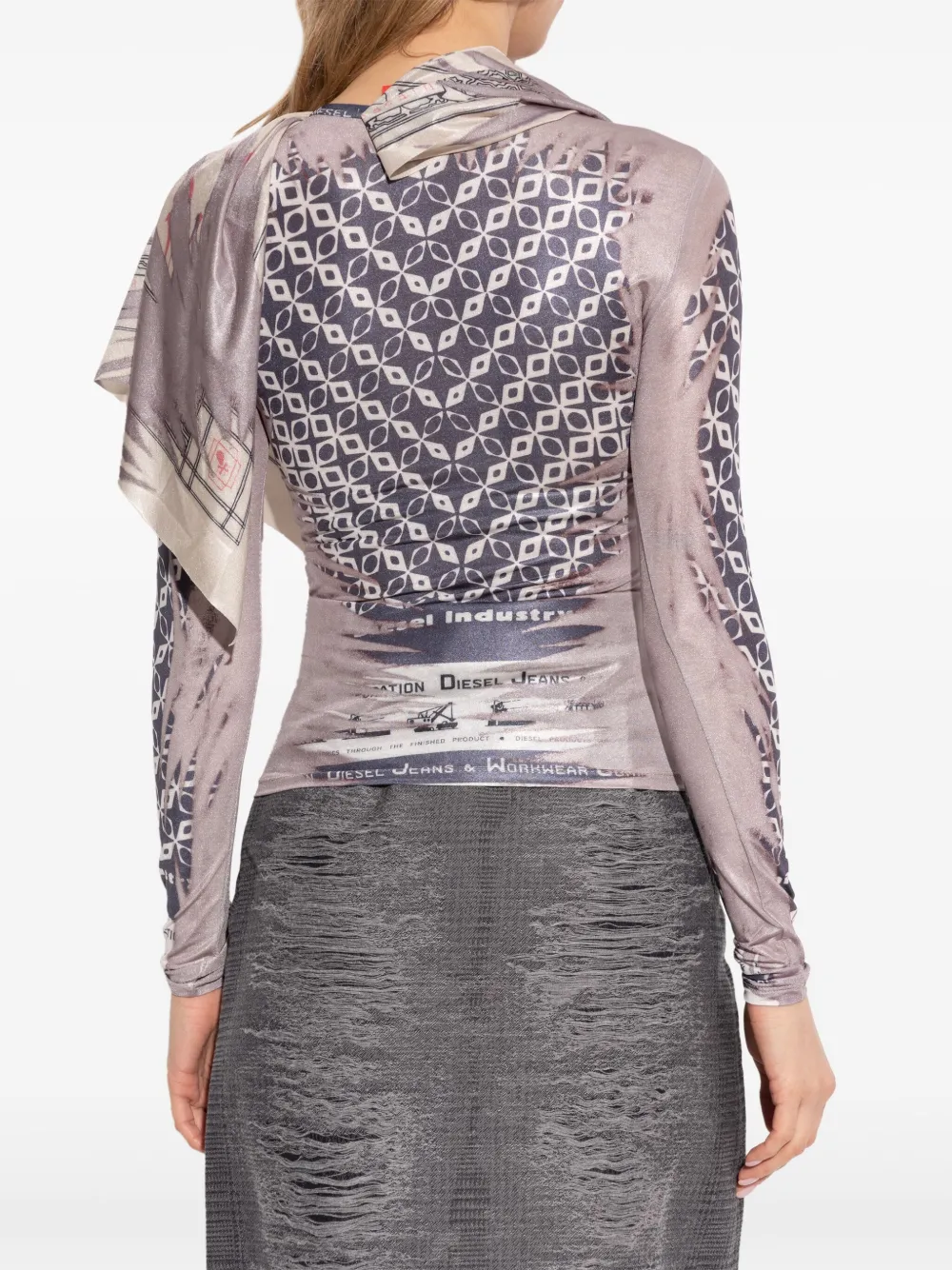 Diesel T-anda T-shirt In Pink