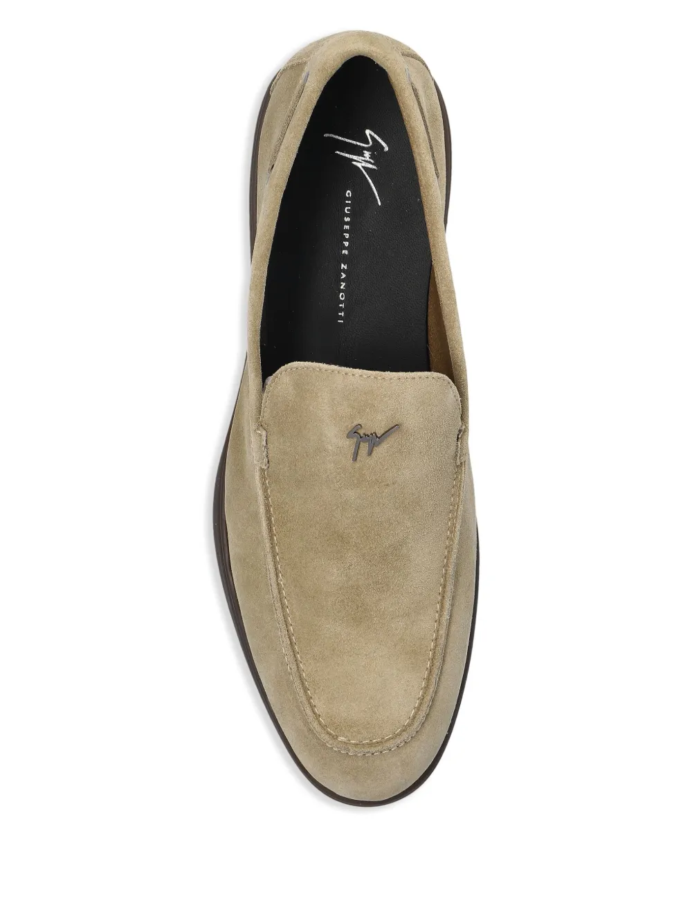 Giuseppe Zanotti suede loafers Neutrals