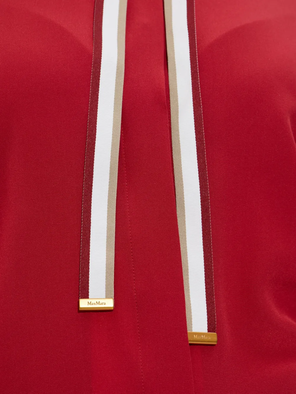 Max Mara Apollo blouse Rood