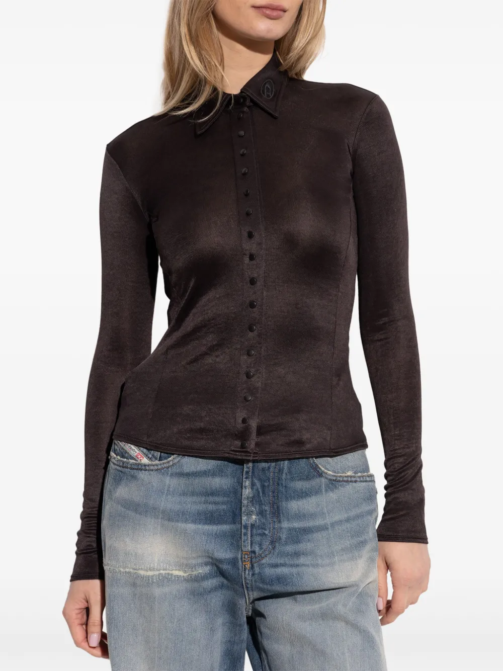 Diesel C-Elaia blouse Zwart