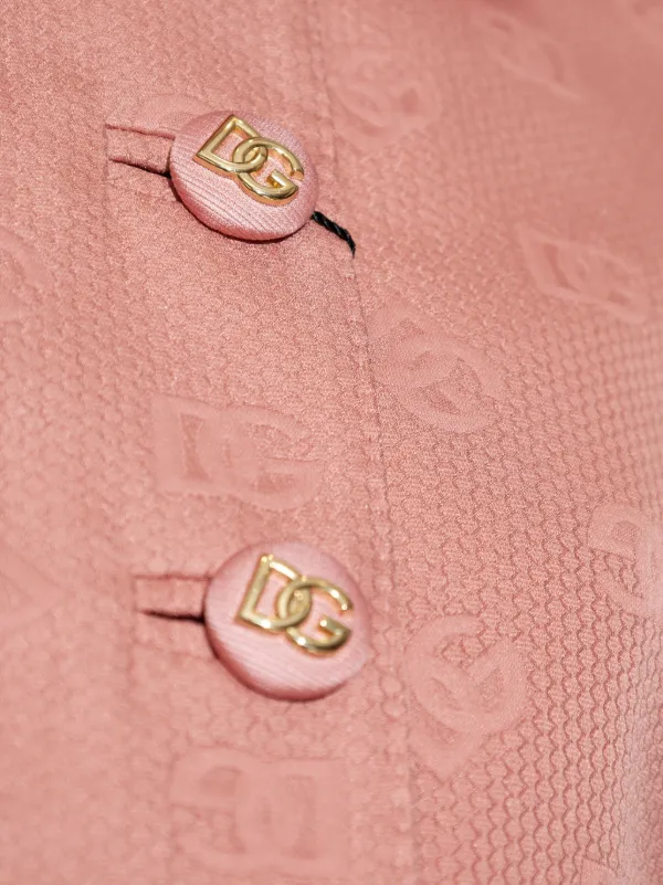 Dolce & Gabbana monogram-jacquard Jacket | Pink | FARFETCH