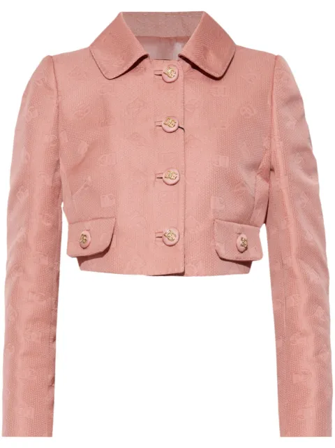 Dolce & Gabbana monogram-jacquard jacket 