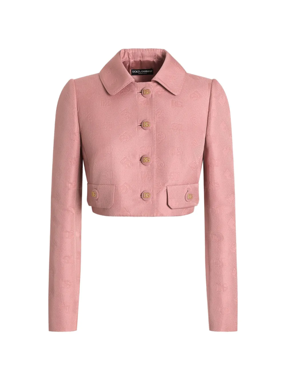 Dolce & Gabbana DNA jack met monogram-jacquard Roze