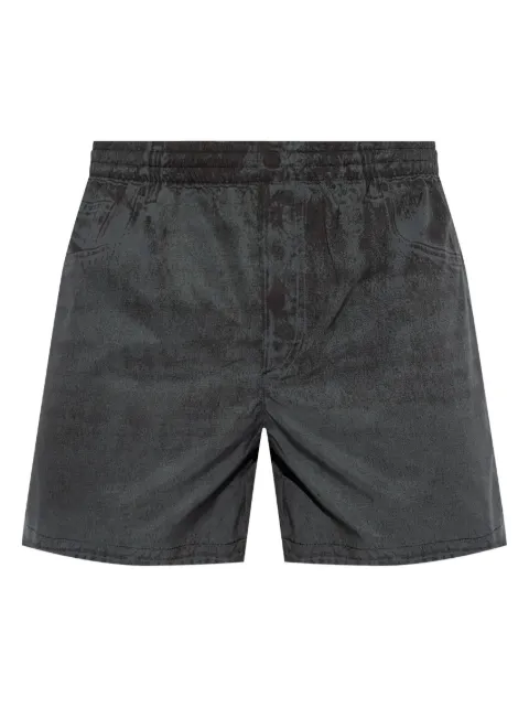 Diesel shorts de playa con logo estampado