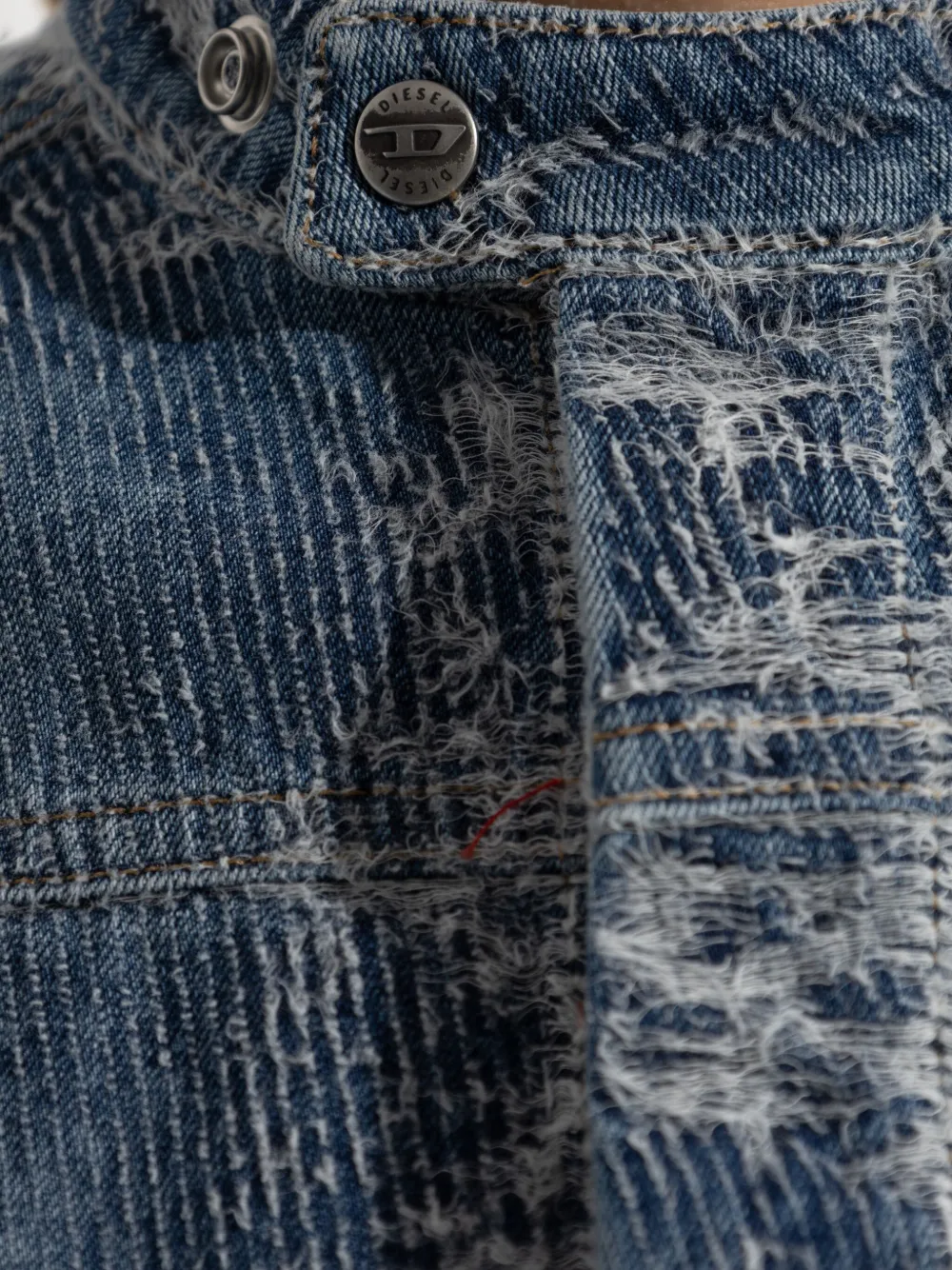 Diesel Jack met gerafeld effect Blauw