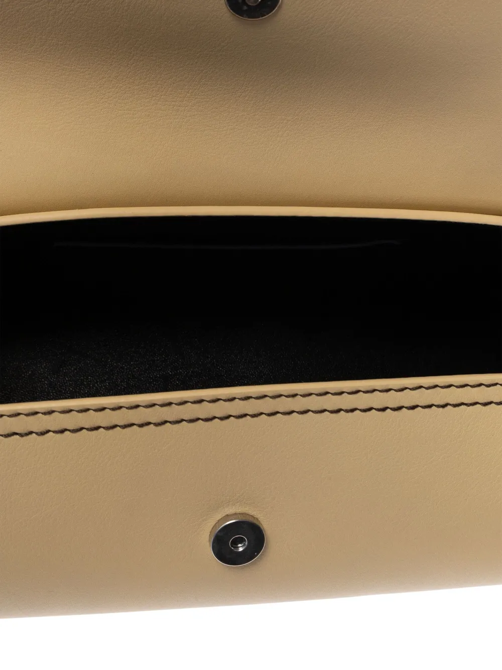 Jil Sander Leren schoudertas Beige