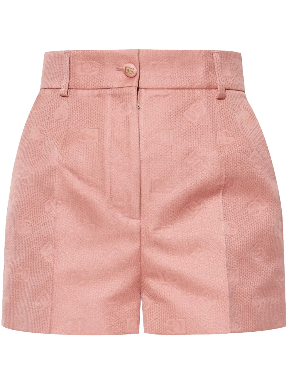 Dolce & Gabbana Shorts met monogram-jacquard Roze
