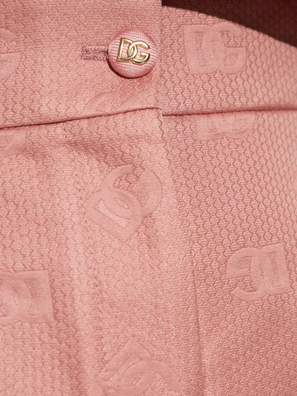 Dolce & Gabbana Shorts met monogram-jacquard Roze