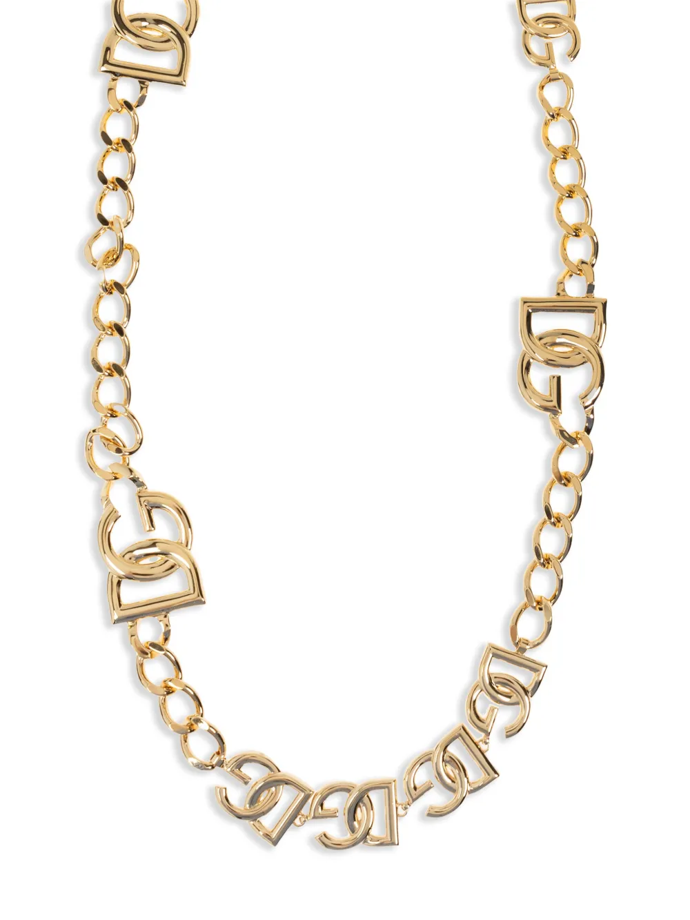 Dolce & Gabbana Chain-link Belt In Gold