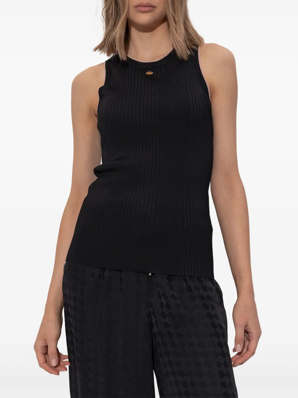 AMIRI Tanktop met logoplakkaat Zwart