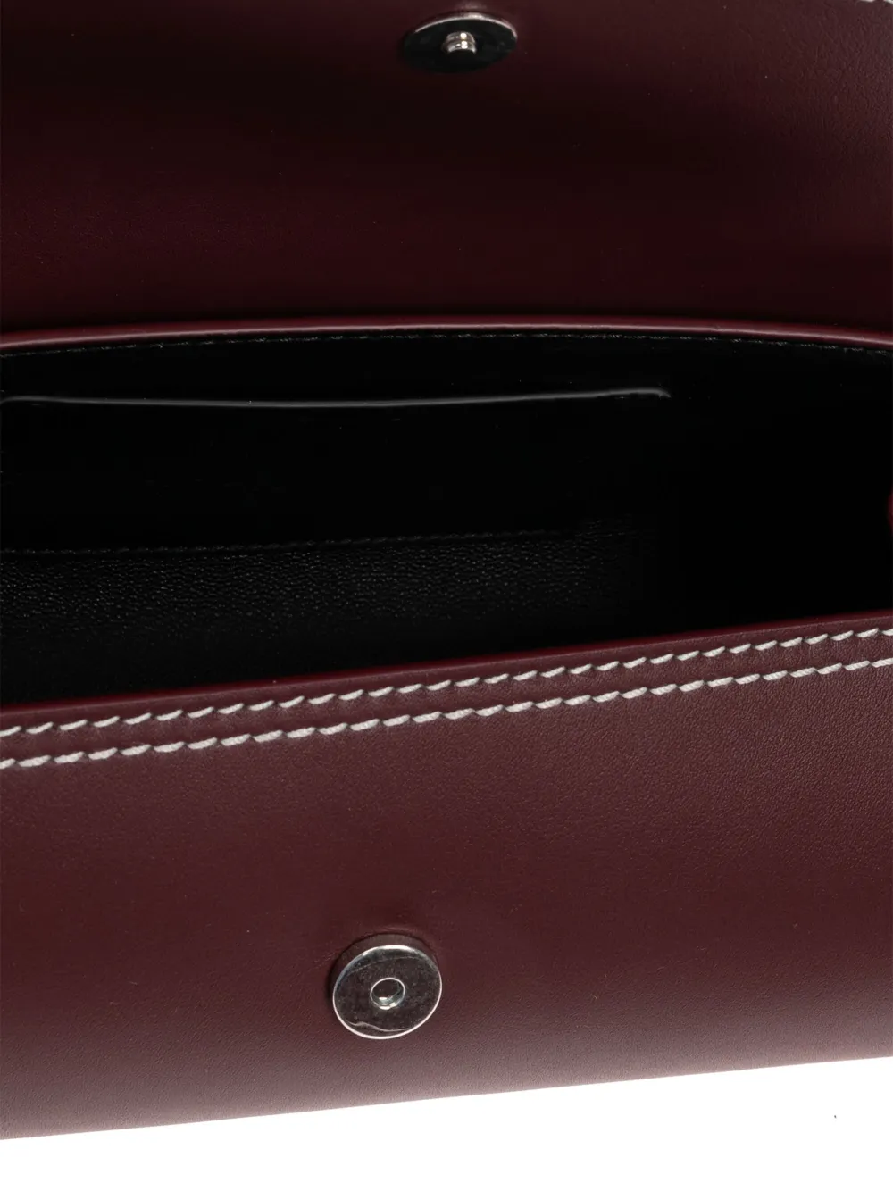 Jil Sander Cannolo schoudertas Rood