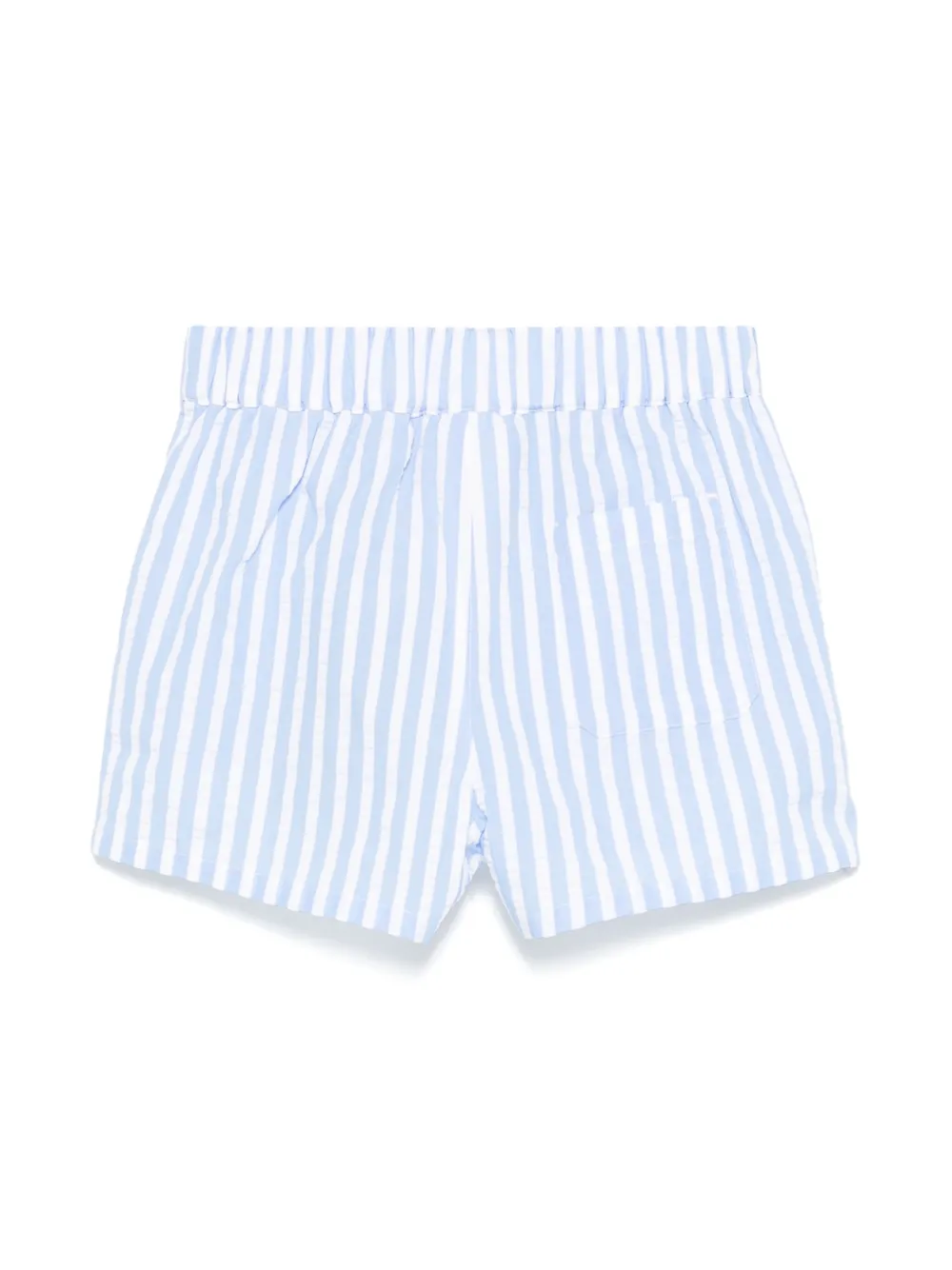 Dolce & Gabbana Kids Gestreepte seersucker shorts - Blauw