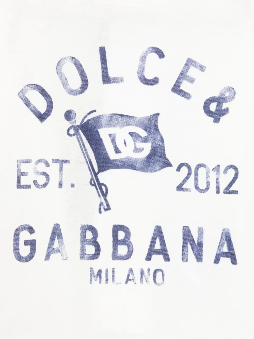 Dolce & Gabbana Kids T-shirt met logoprint Wit