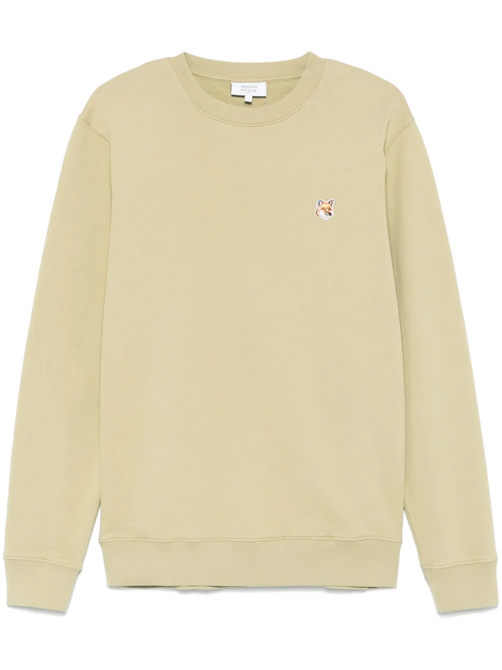 Maison Kitsuné フォックスヘッド スウェットシャツ - グリーン Maison Kitsuné フォックスヘッド スウェットシャツ - グリーン