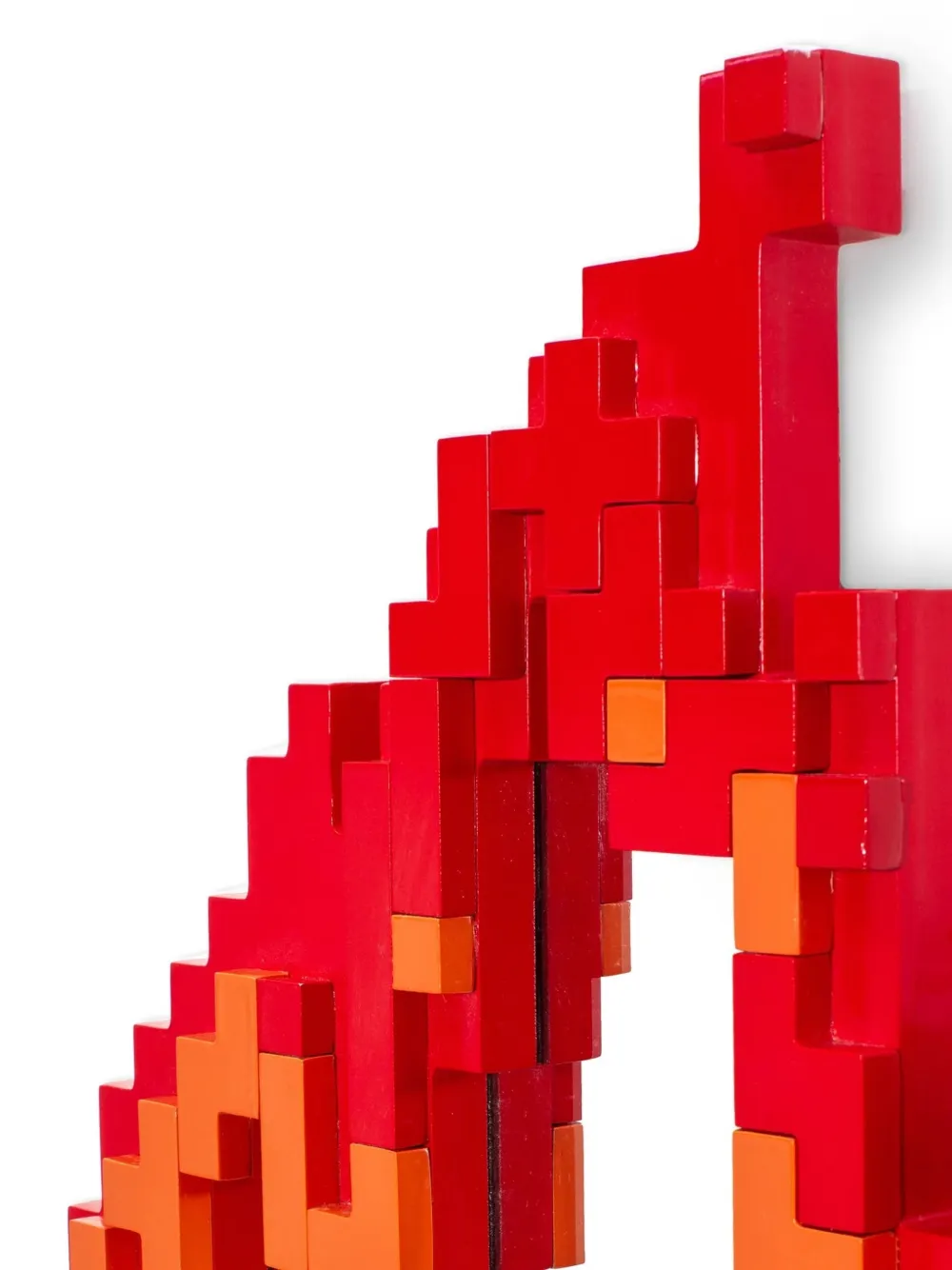 Seletti Pixel Mirror In Red