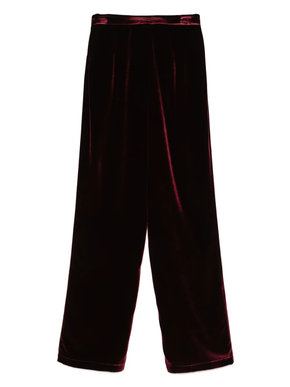 STYLAND velvet trousers - 57 RIO RED