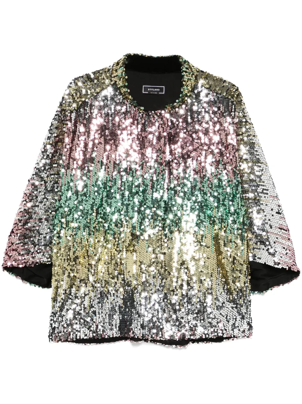 STYLAND sequin-embellished jacket | Gold | Image 1