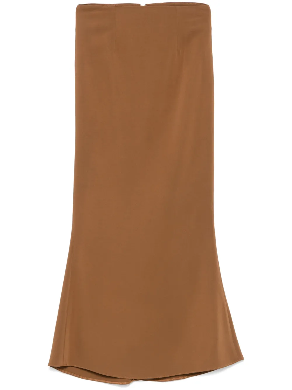 crepe maxi skirt